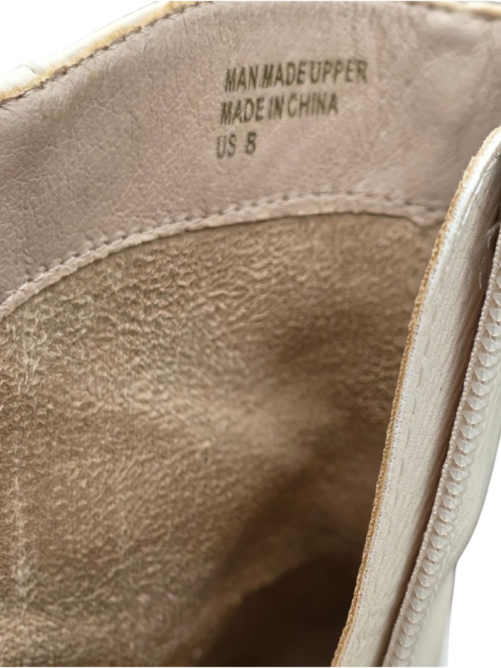 Oasis Society Cream Western Cowboy Boots Pointed Toe NIB 8 - Picture 9 of 12